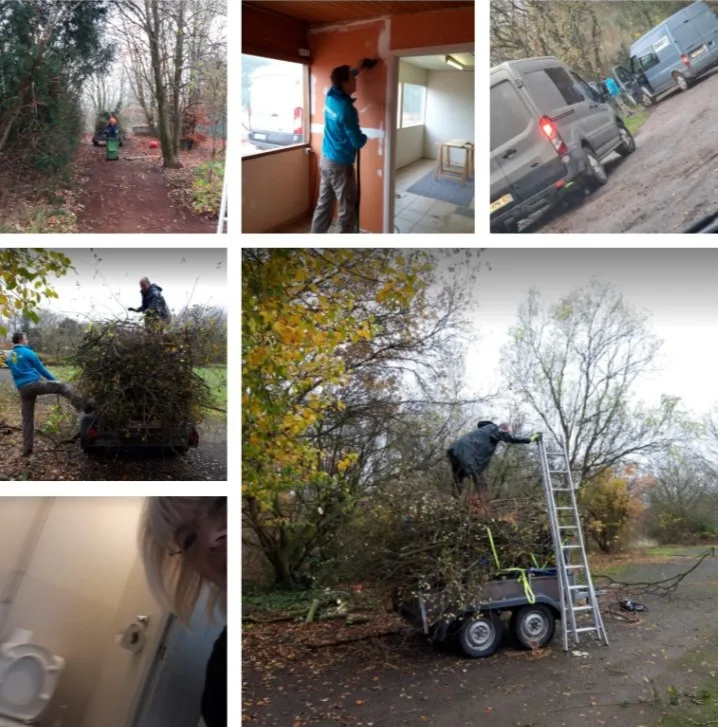 Tot over onze oren in het werk